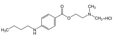Tetracaine hcl structure